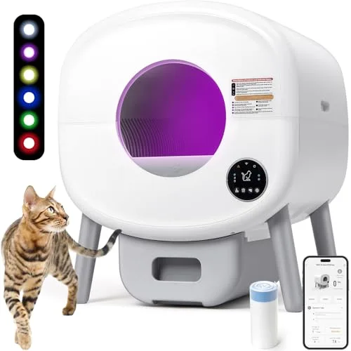 FSITEGO Selbstreinigende Katzentoilette